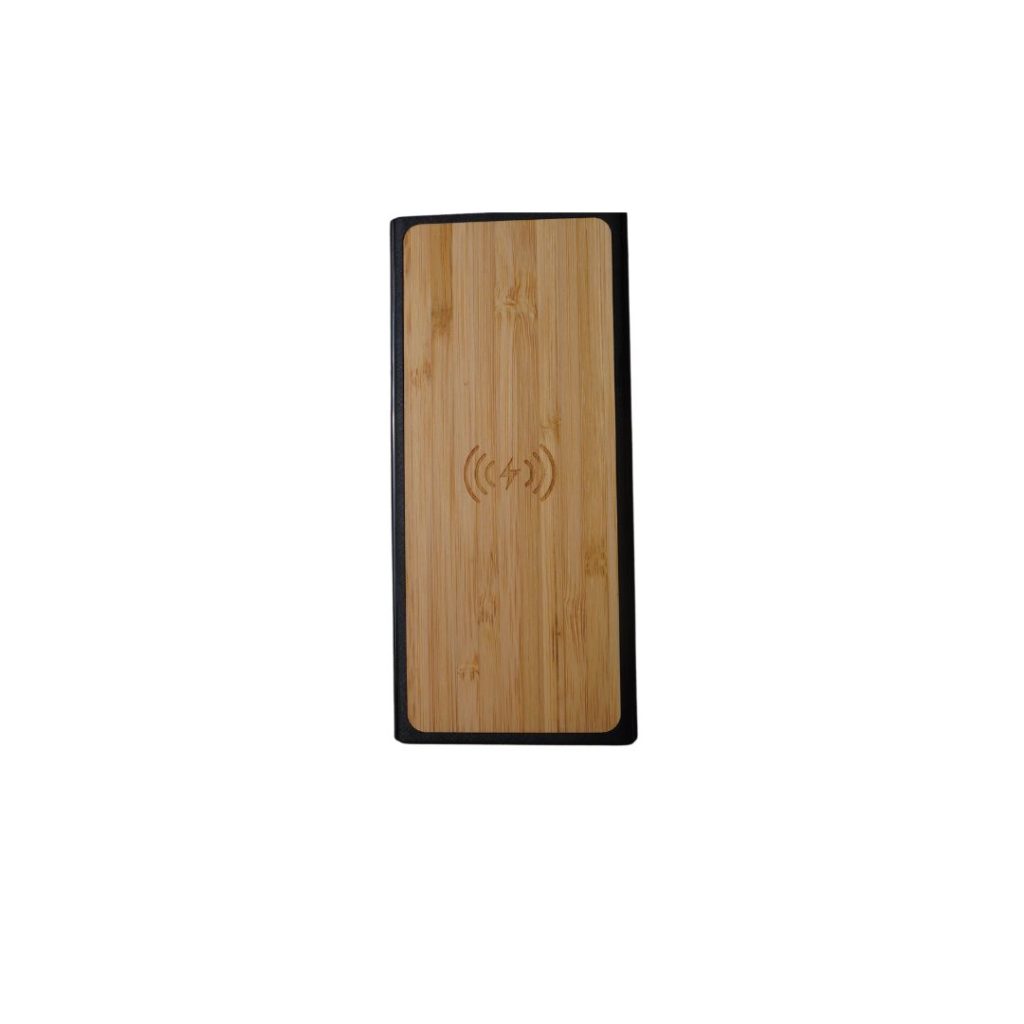 Eco Bamboo Wireless 10000mah Powerbank 10