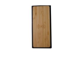 Eco Bamboo Wireless 10000mah Powerbank 10