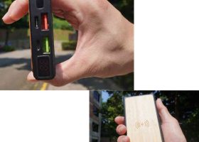 Eco Bamboo Wireless 10000mah Powerbank 11