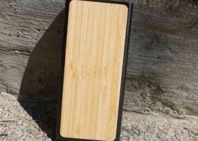 Eco Bamboo Wireless 10000mah Powerbank 13