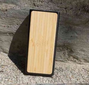Eco Bamboo Wireless 10000mah Powerbank 13