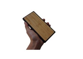 Eco Bamboo Wireless 10000mah Powerbank 4