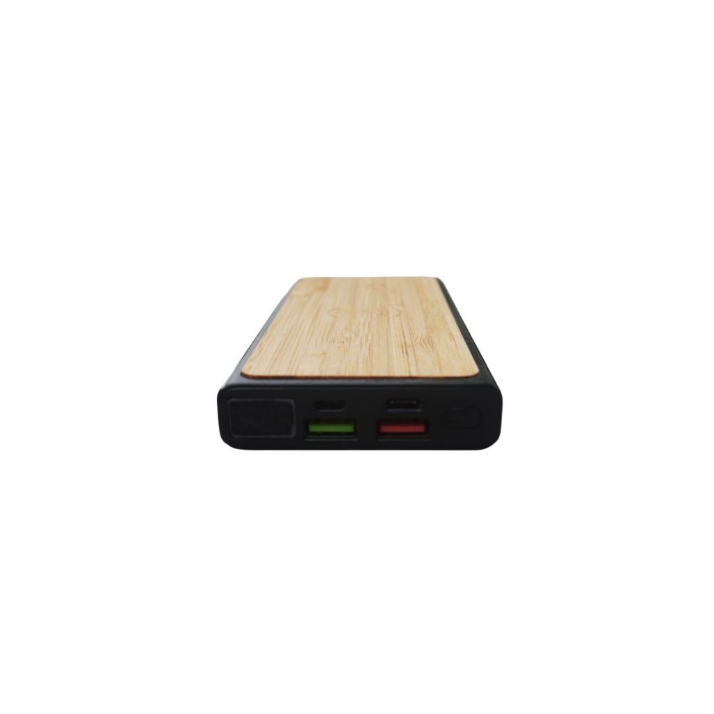 Eco Bamboo Wireless 10000mah Powerbank 9