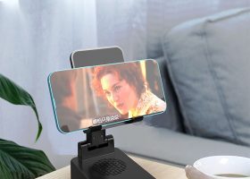 Flexi Wireless Charger Phone Stand Clock 17