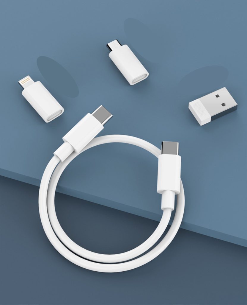 Flip Round 60 Watt Travel Kit Cable 1