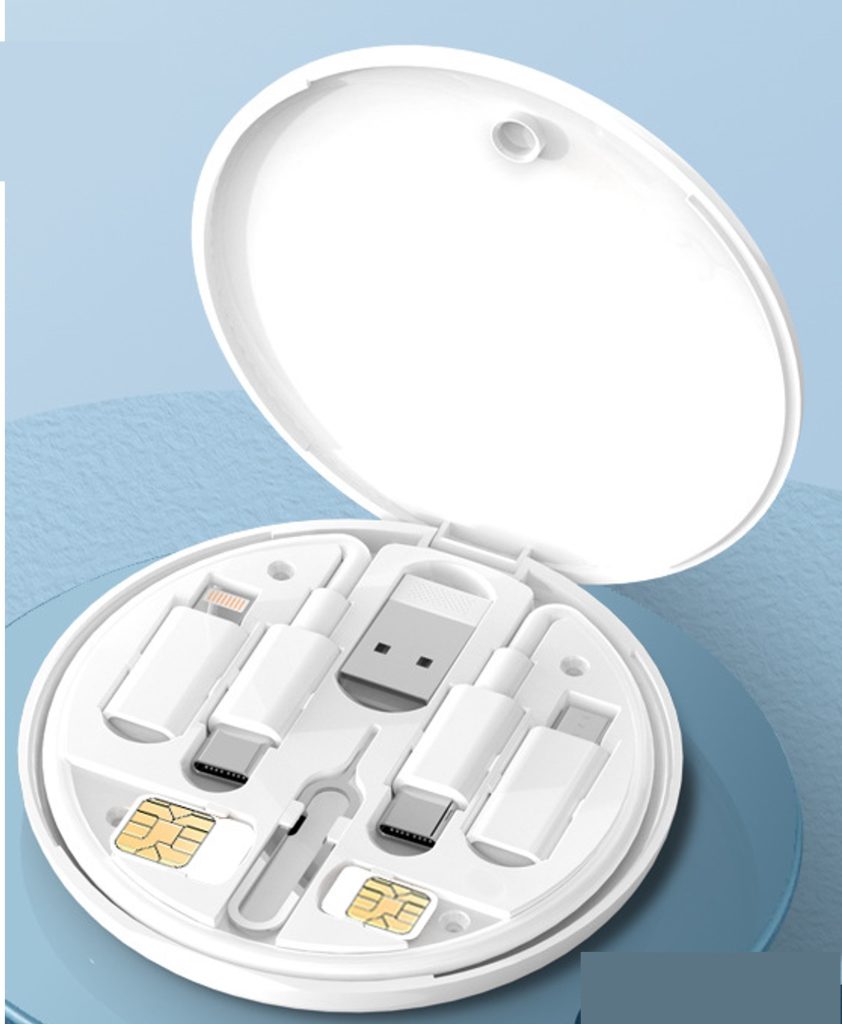 Flip Round 60 Watt Travel Kit Cable 8