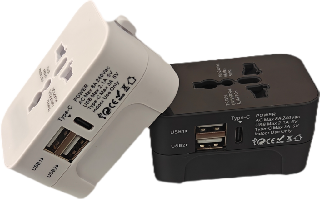 Flat Base Type C Basic Travel Adaptor 1