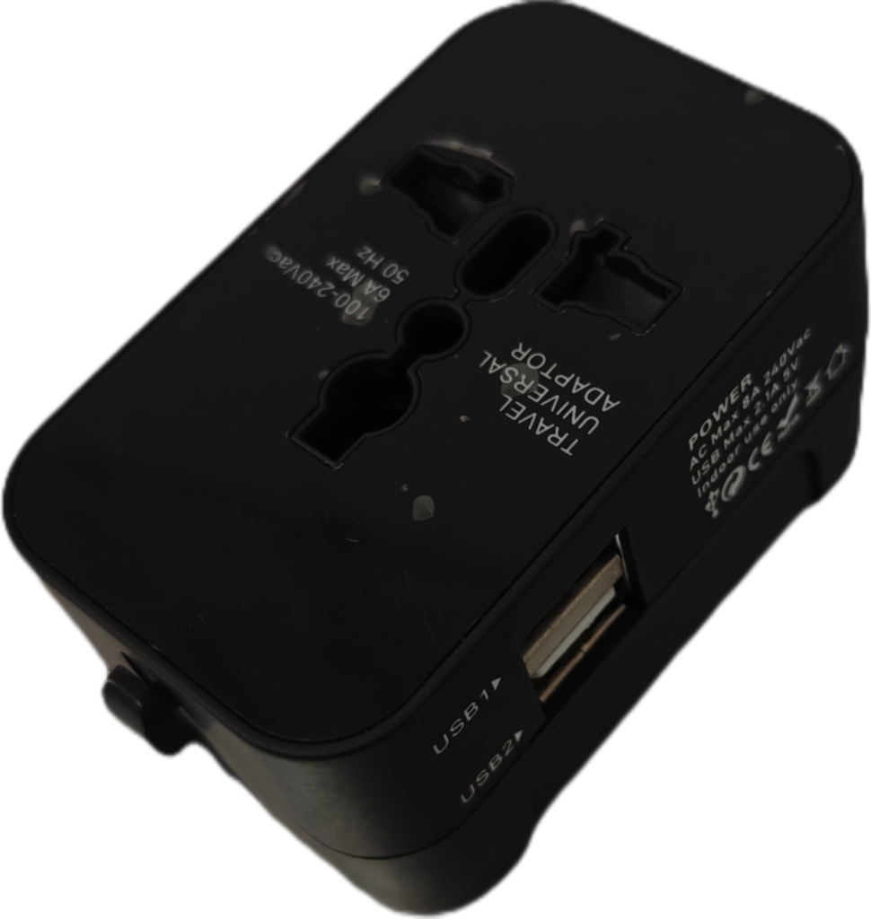 Flat Base Type C Basic Travel Adaptor 10