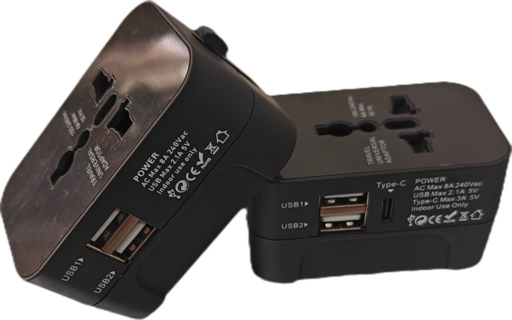 Flat Base Type C Basic Travel Adaptor 2