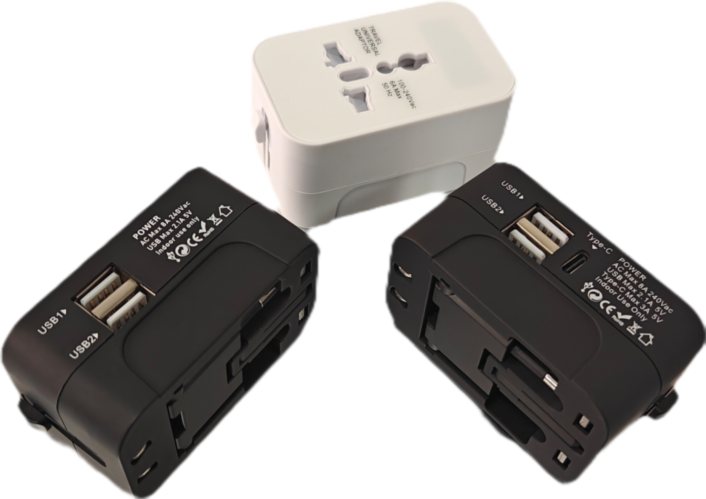 Flat Base Type C Basic Travel Adaptor 3