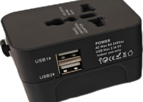 Flat Base Type C Basic Travel Adaptor 4