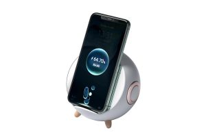 Space Mirror Wireless Charger Smart Clock 10