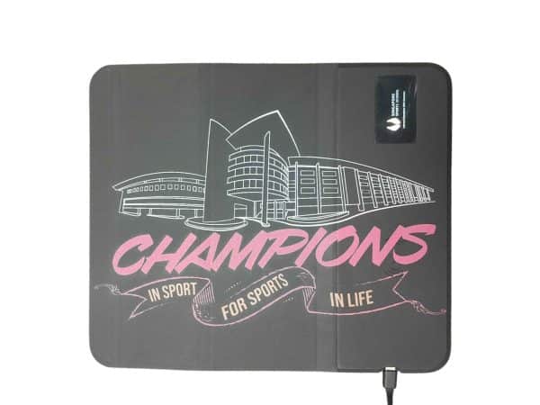 tri fold wireless charger mousepad