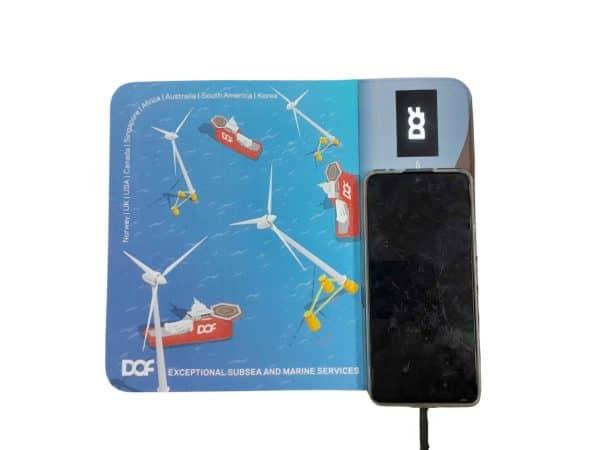 tri fold wireless charger mousepad