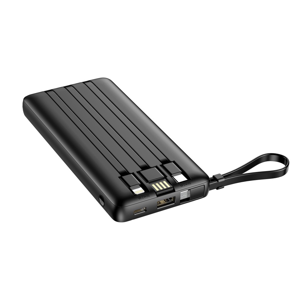 In Built Cables Powerbank