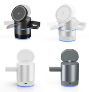 Aluminium Twist 3 in 1 Magsafe Wireless Charger 2