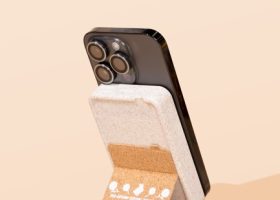 Eco Cork 10000mah Wireless Magsafe Stand Powerbank 2
