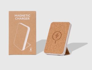 Eco Cork 10000mah Wireless Magsafe Stand Powerbank 4