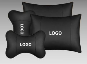 4 Piece Leather Cushion Set 1