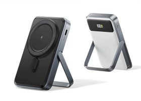 Flip Stand Aluminium 10000mah Wireless Powerbank 11
