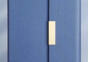 Full Side Open Magneto Leather Notebook 6