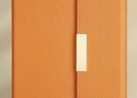 Full Side Open Magneto Leather Notebook 8