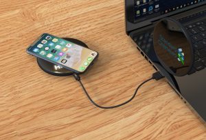 Light up Logo Tempered Glass Wireless Charger 15