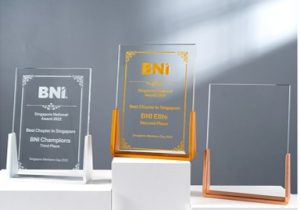 Metallic Acrylic Frame Top Plaque 3