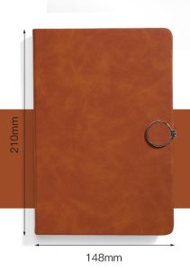 Single Buckle Leather Notebook 2