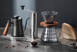 7 Piece Pourover Premium Coffee Gift Set