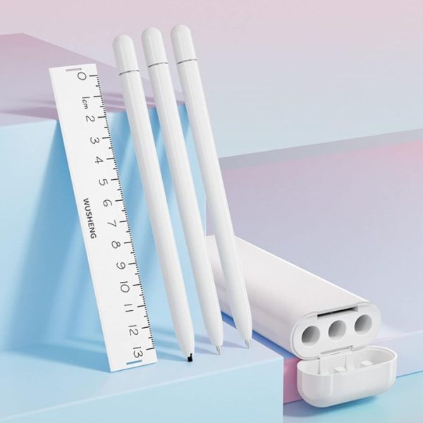 Trio Pen Set with Ruler in Magnetic Case