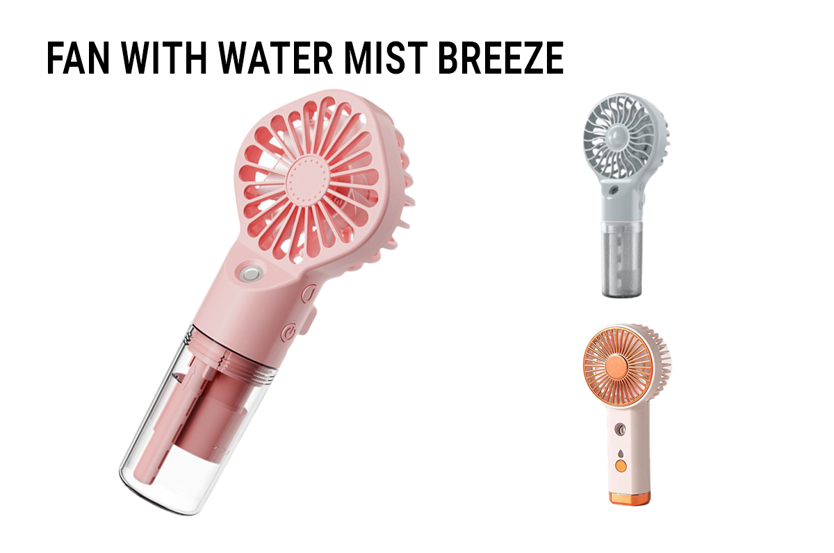 Fan with Water Mist Breeze