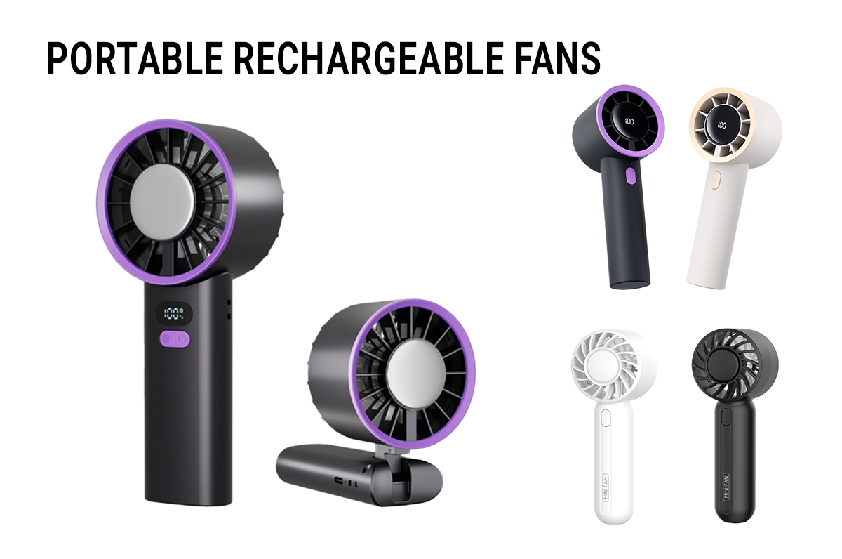 Portable Rechargeable Fans