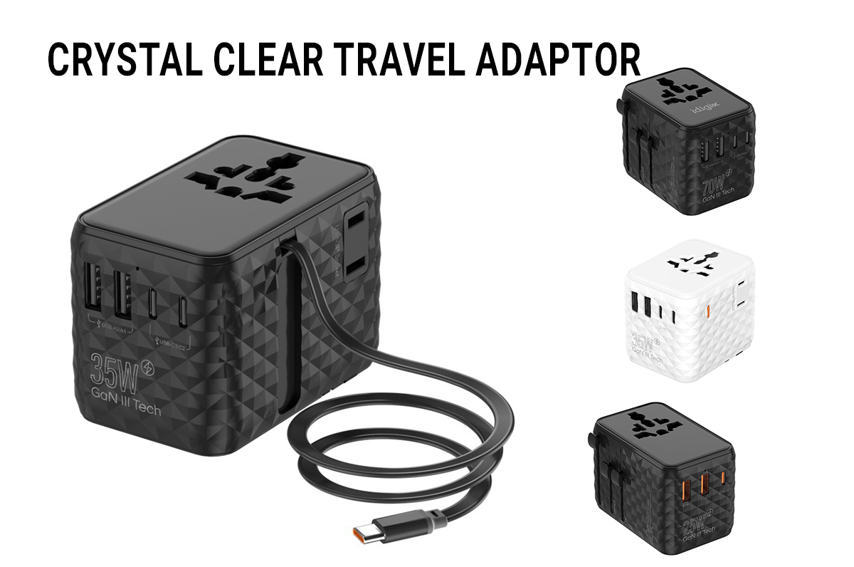 Crystal Clear Travel Adaptor