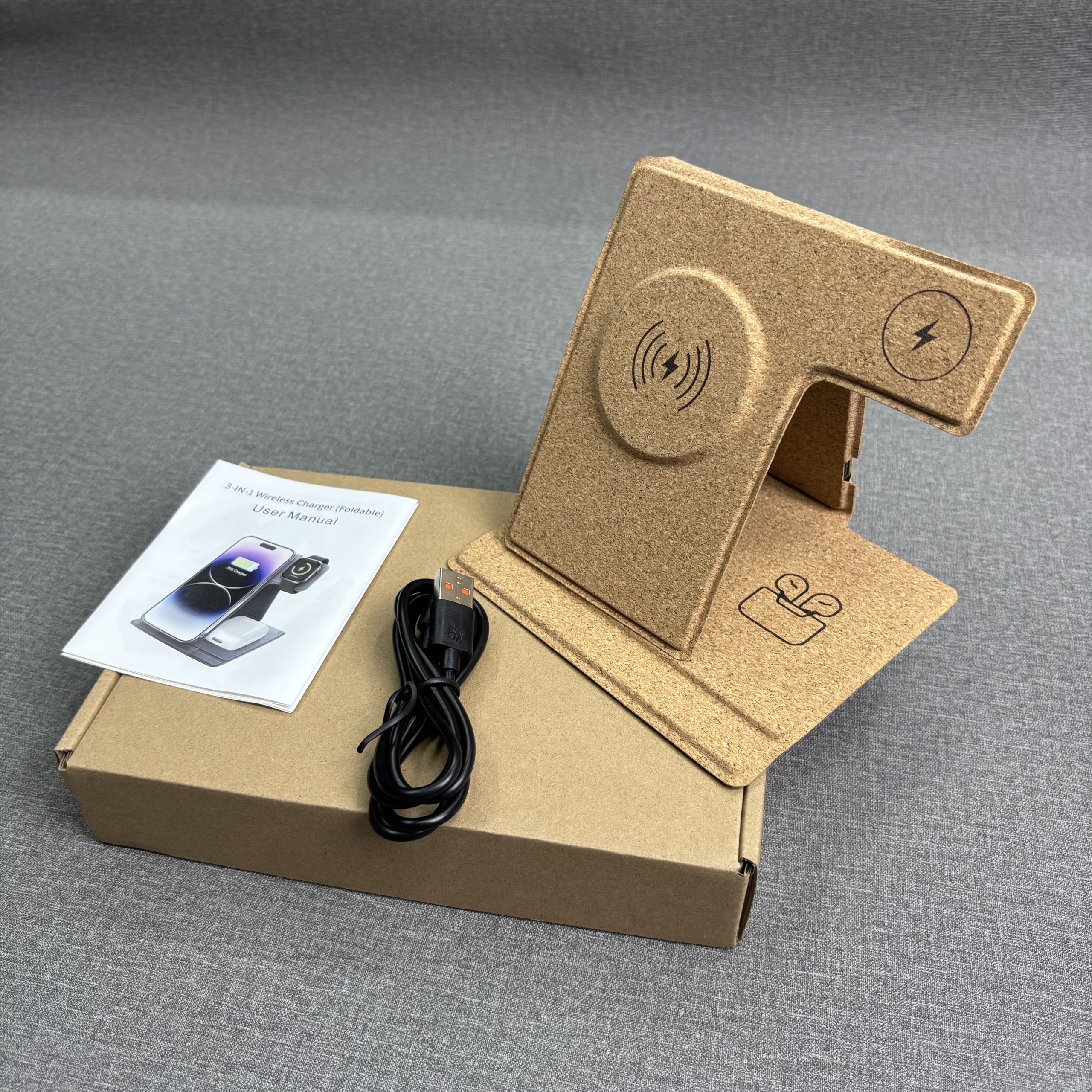 3 Way Foldable Eco Smart Wireless Charger - Image 3